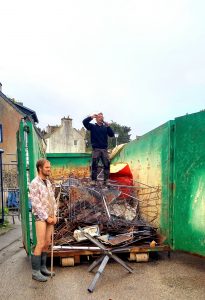 Avec le ferrailleur en fleur