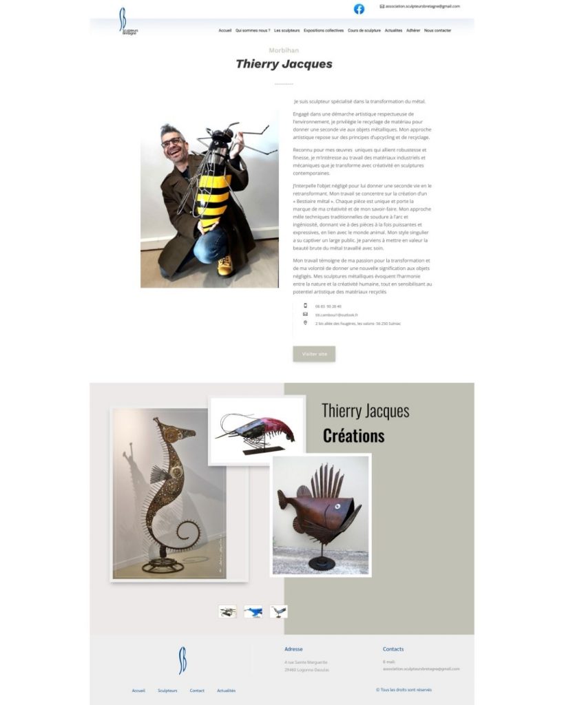 sculpteurs bretagne thierry jacques